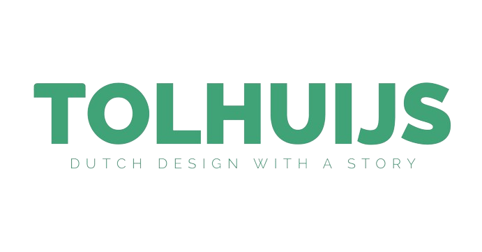 Logo van Tolhuijs Design; dutch design met sociale impact.
